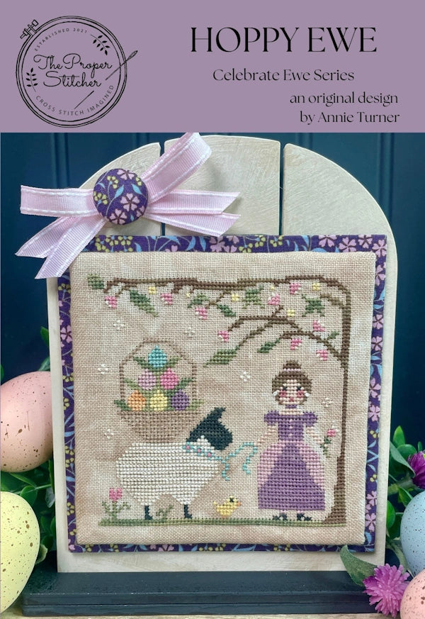 Hoppy Ewe by The Proper Stitcher Cross Stitch Pattern Nashville Market