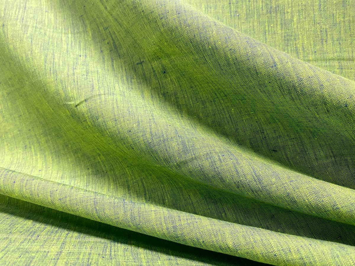 Euro Linen Fabric - 5oz - Color #2 Lime-Blue