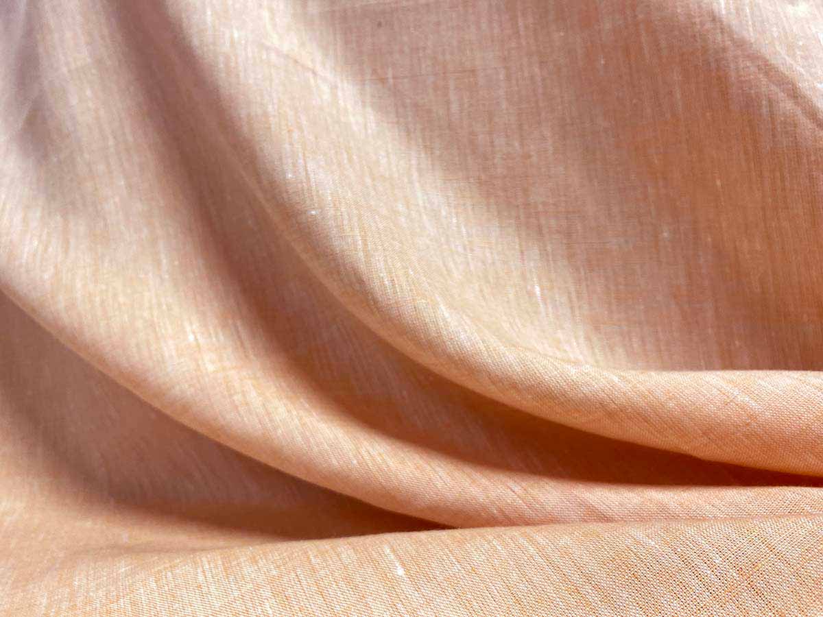 Euro Linen Fabric - 5oz - Color #3 Peach Parfait