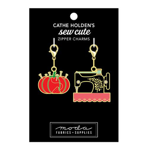 Zipper Pull, Tomato Sewing Machine