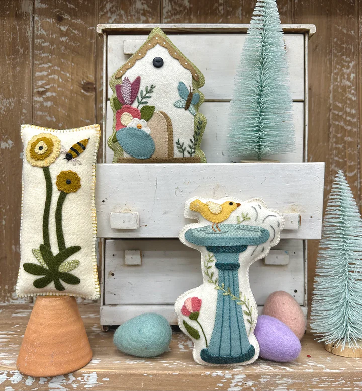 Birdhouse, Birdbath & Flower Bowl Fillers Kit bmb-bbfb