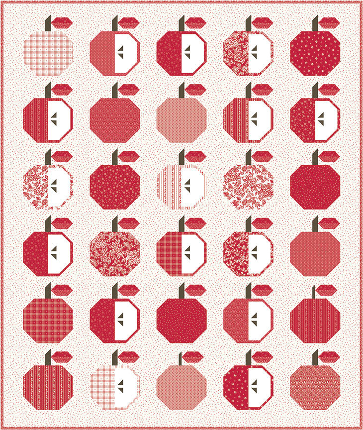 RED DELICIOUS APPLE Season Quilt Kit