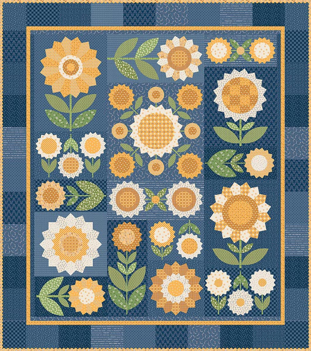 PREORDER Denim & Daisy Fresh As A Daisy Quilt Kit