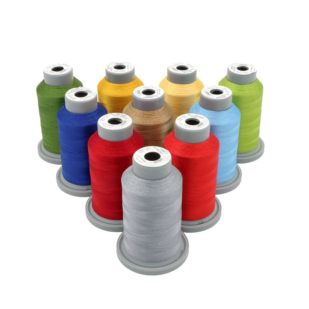 Kimberbell Glide Thread Bundle - Red, White, and Bloom: Main Street Celebration