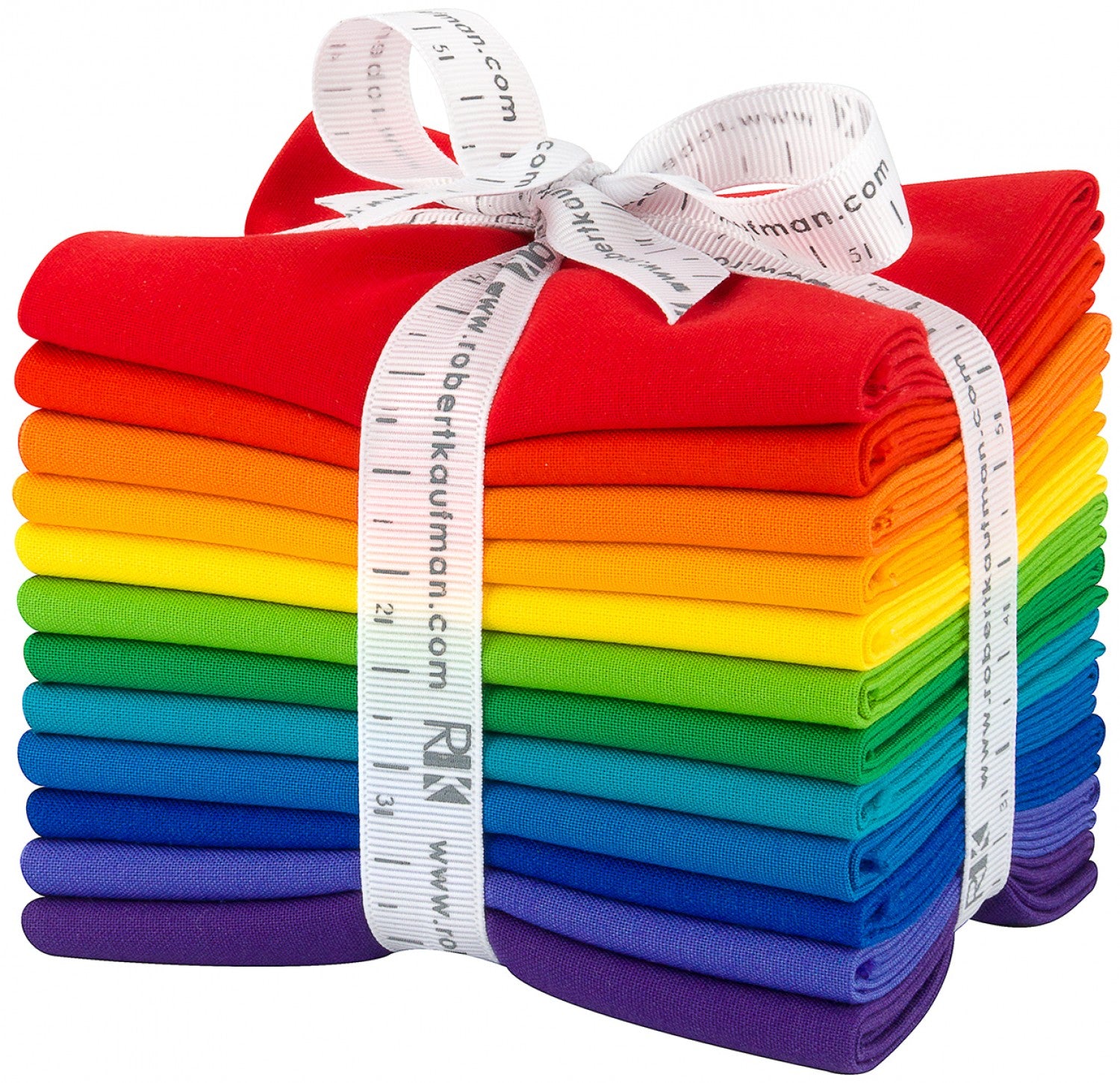 Kona Cotton Bright Rainbow Robert Kaufman's Kona Cotton Fabric RK-FQ-1383-12
