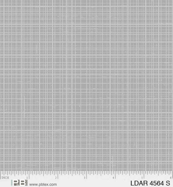 Linen Darlings - Linen Texture - Per Yard - by Sally Walsh - P&B Textiles - Silver - LDAR-04564-S