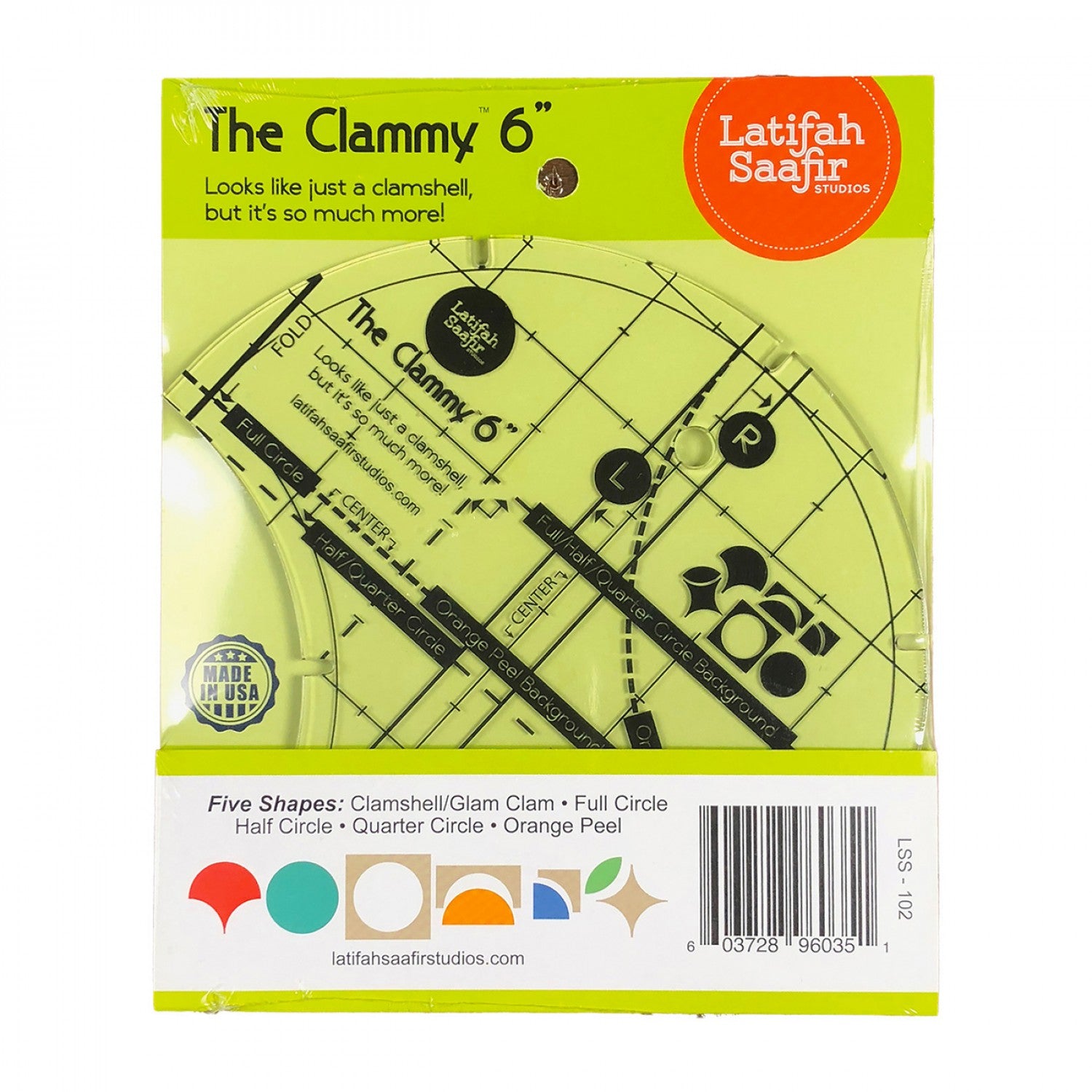 The Clammy 6 Inch Template (By Special Order: Read description for full details)