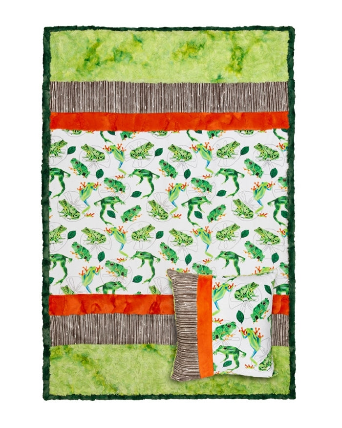 Leap Frog Picture Perfect Cuddle Kit 38"x58" Shannon Fabrics Polyester SF-ckpicperfectleapfrog