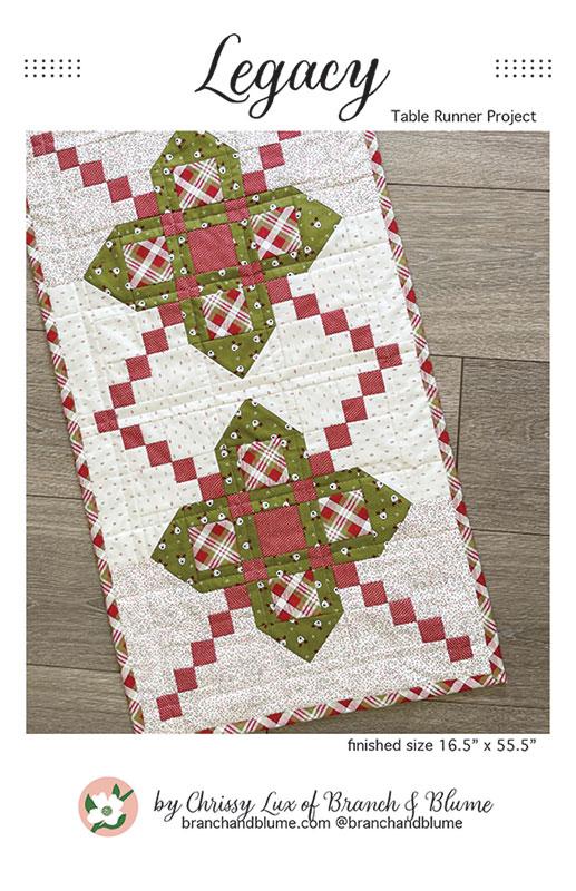 Legacy Table Runner Pattern 16.5" x 55.5" Chrissy Lux Branch & Blume BNB-2420