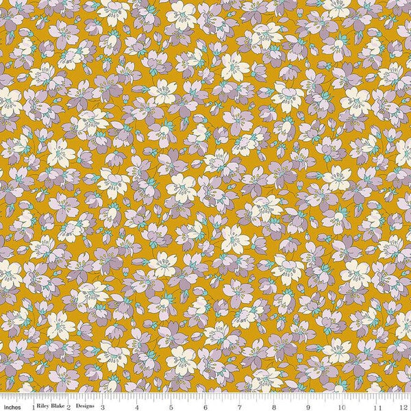 Liberty Heirloom Spring Anemone Charm A fabric