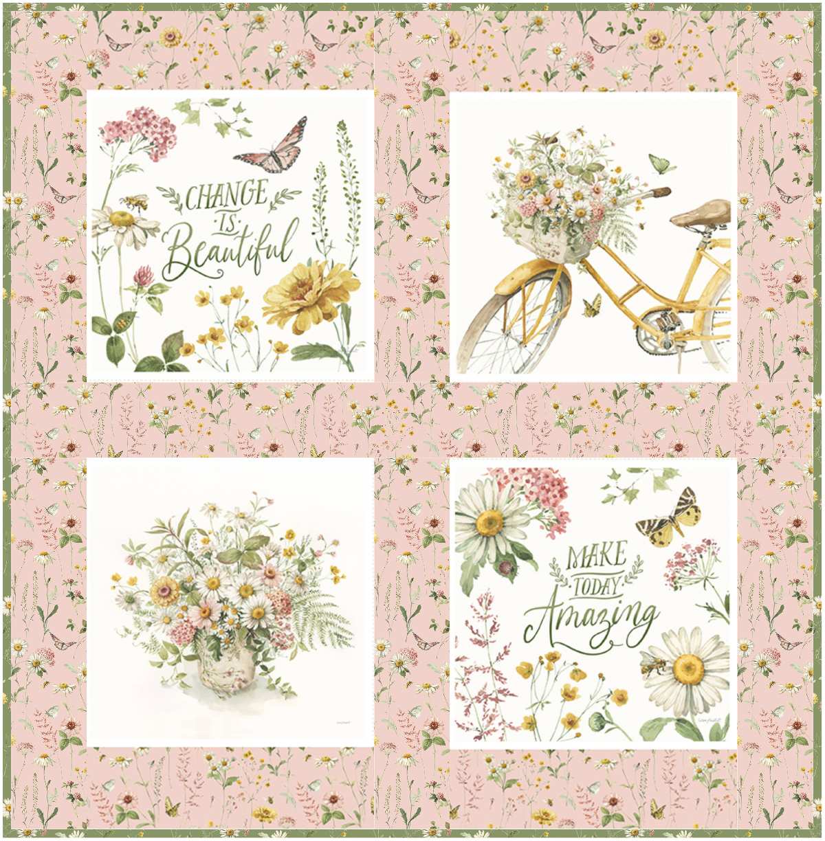 LOVE ME MORE, Too Panel Quilt Kit feat. Love Me More by Lisa Audit