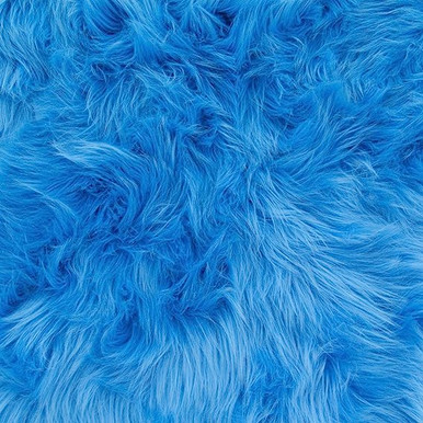 Luxury Faux Fur - Shag - Cobalt