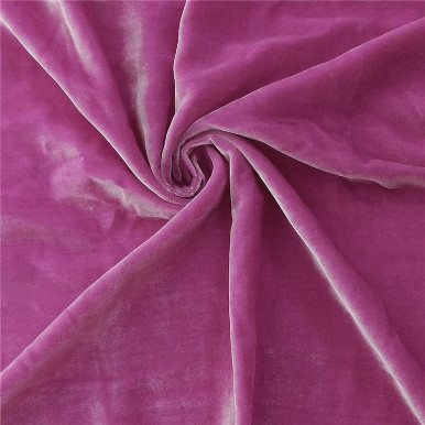 Luxury Silk/Rayon Velvet - Cerise