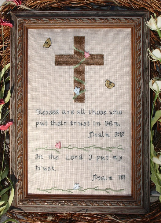 Trust Sampler Cross Stitch Pattern by My Big Toe Designs