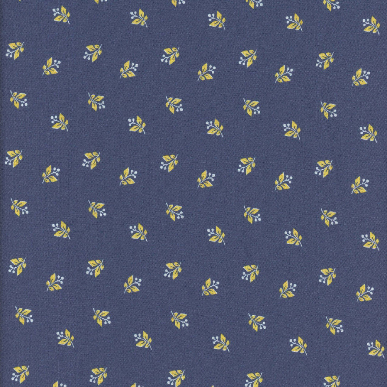 Woof and Warp - Navy Blue Tulips R311131D Sheryl Johnson for Marcus Fabrics