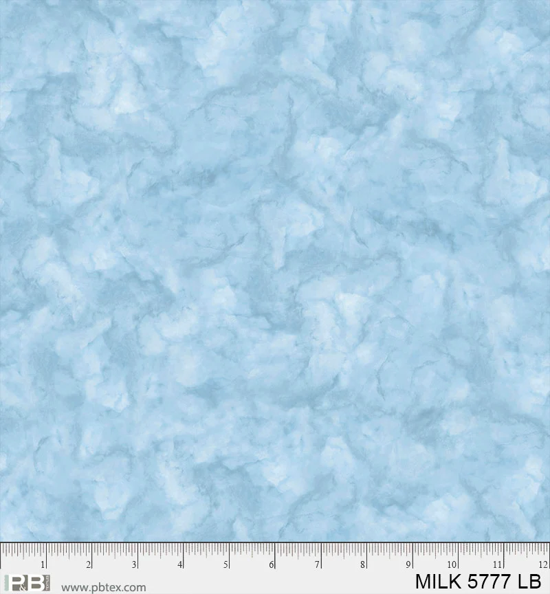 Milk Paint: LIGHT BLUE Fabric (1/2 yd)