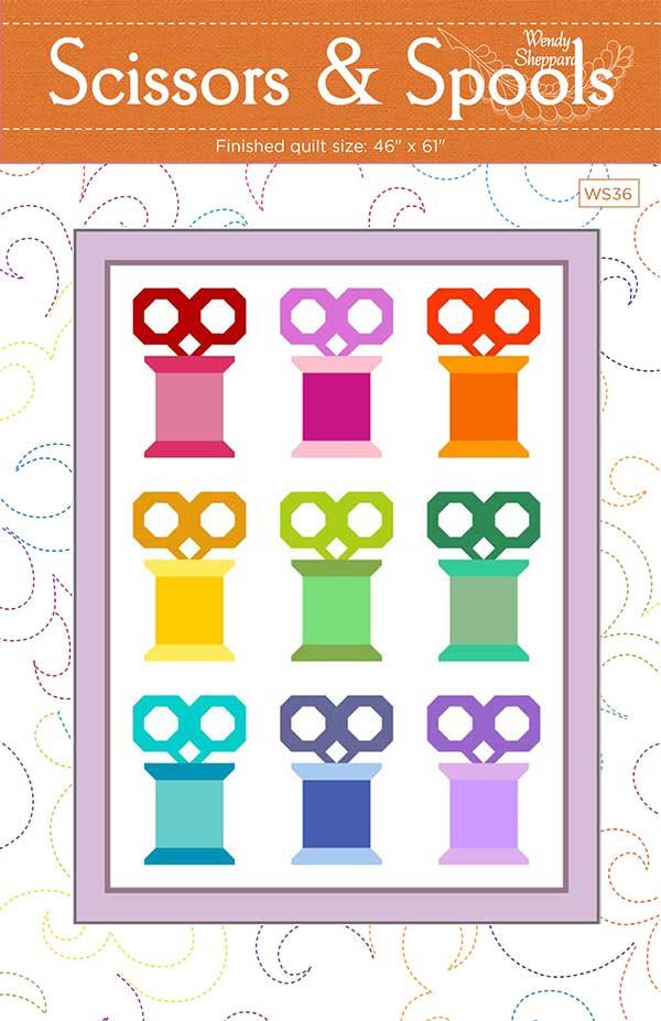Make Time Scissors and Spools Quilt Pattern Wendy Sheppard WS-36