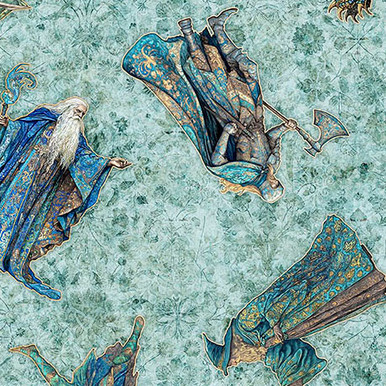 Folklore Medieval Character Toss - Dusty Aqua