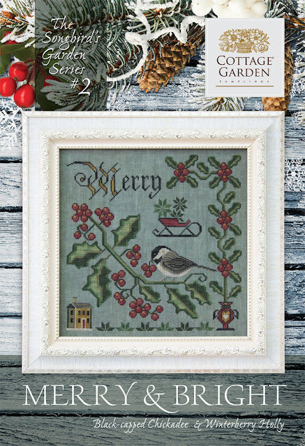 Merry & Bright Cross Stitch Pattern by Cottage Garden Samplings