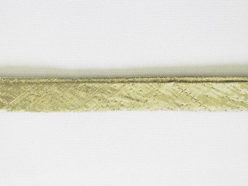 Wrights Metallic Extra Wide Double Fold Bias Tape- Gold 46