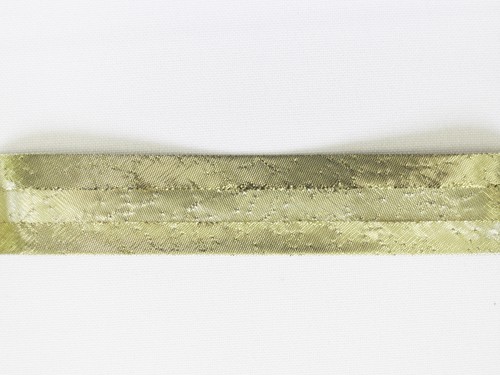Wrights Metallic Wide Single Fold Bias Tape- Gold 46
