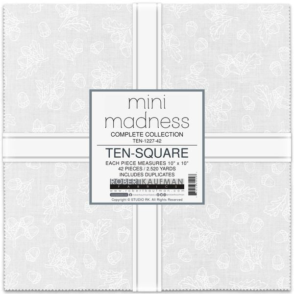 Mini Madness 10" Squares Studio RK Robert Kaufman Cotton Fabric RK-TEN-1227-42