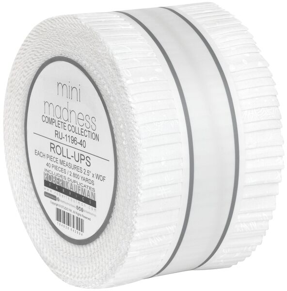 Mini Madness Roll Up 2.5" Strips Studio RK Robert Kaufman Cotton Fabric RK-RU-1196-40