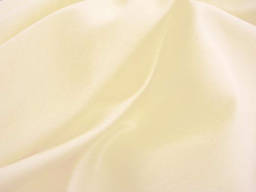Wholesale Mystique Satin Fabric - Vanilla Cream - 17 yards