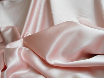 Mystique Satin Fabric - Nu Blush
