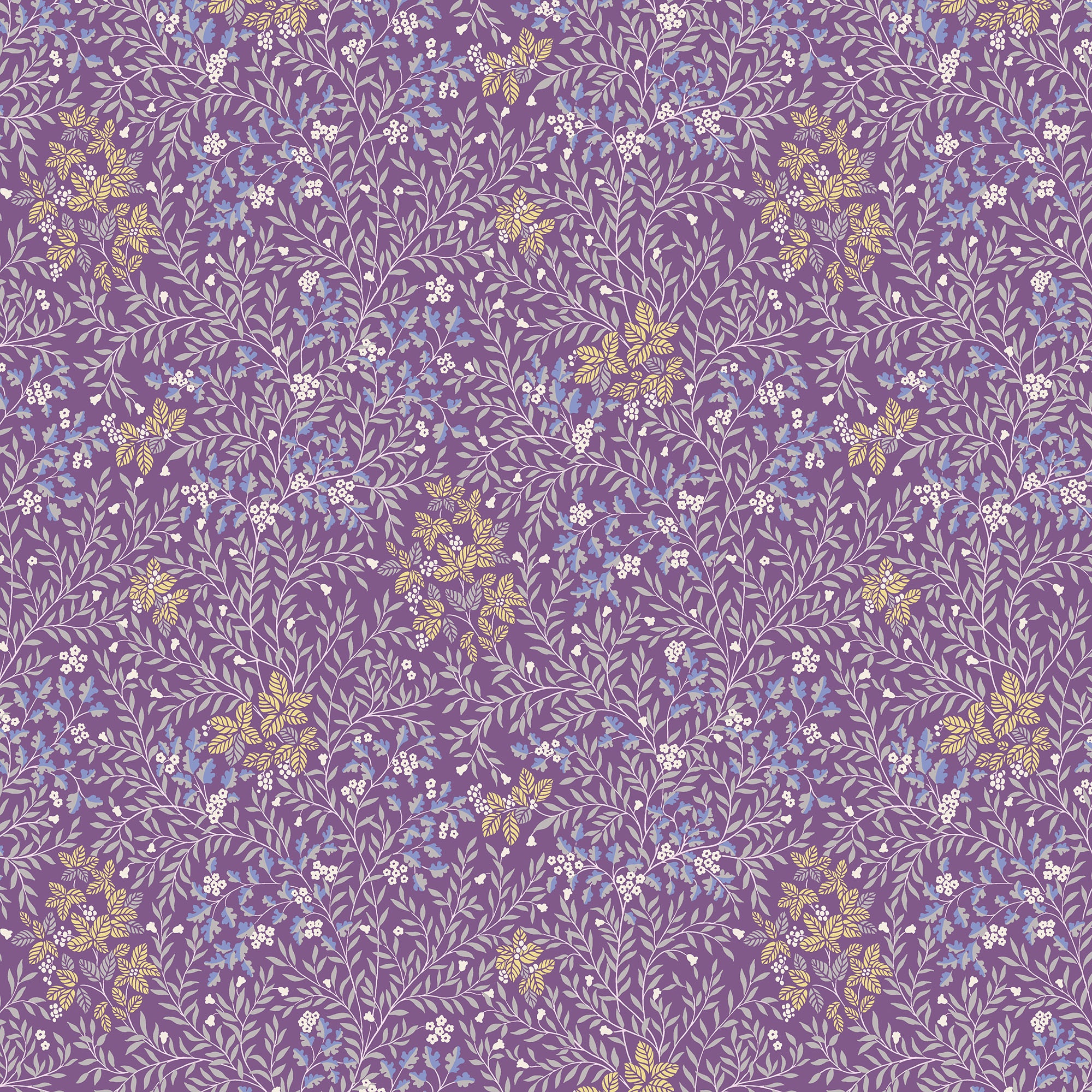 Meadow Daydreams New Sylvan Lt Purple Quilting CottonFabric Yardage