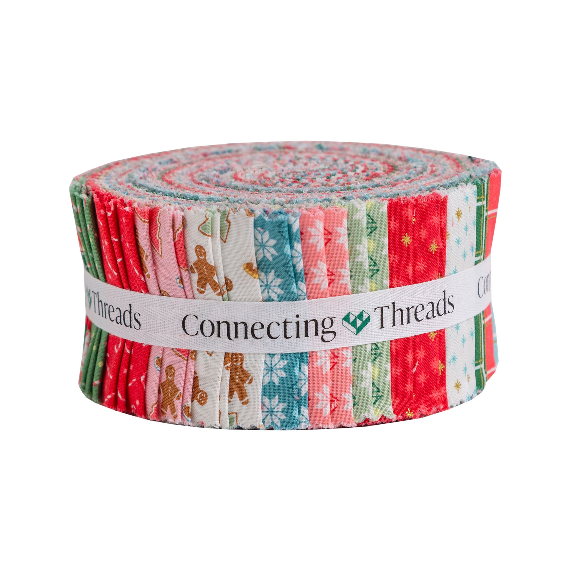 Gingerbread & Holly 2.5 in Strips