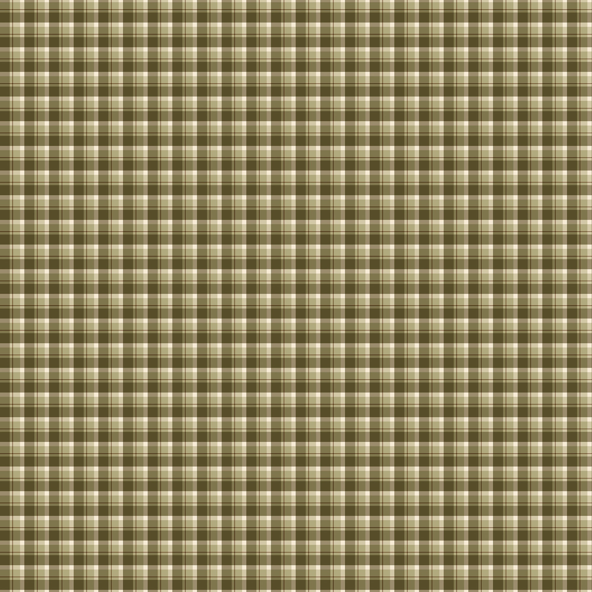 The Awe of Autumn Plaid Green Quilting Cotton Fabric Yardageby Sandy Gervais