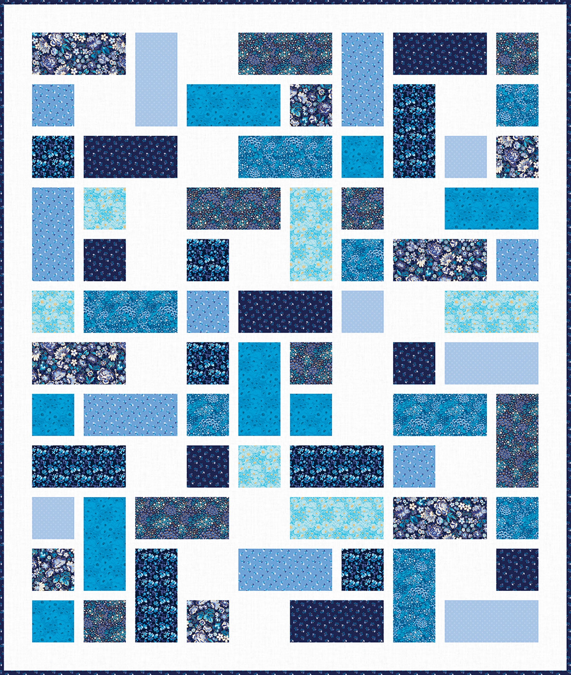 Grandstand Quilt Pattern Downloadby A Bright Corner