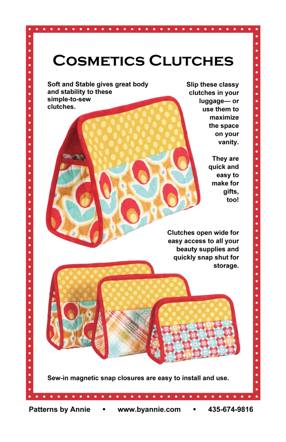 Cosmetics Clutches Pattern