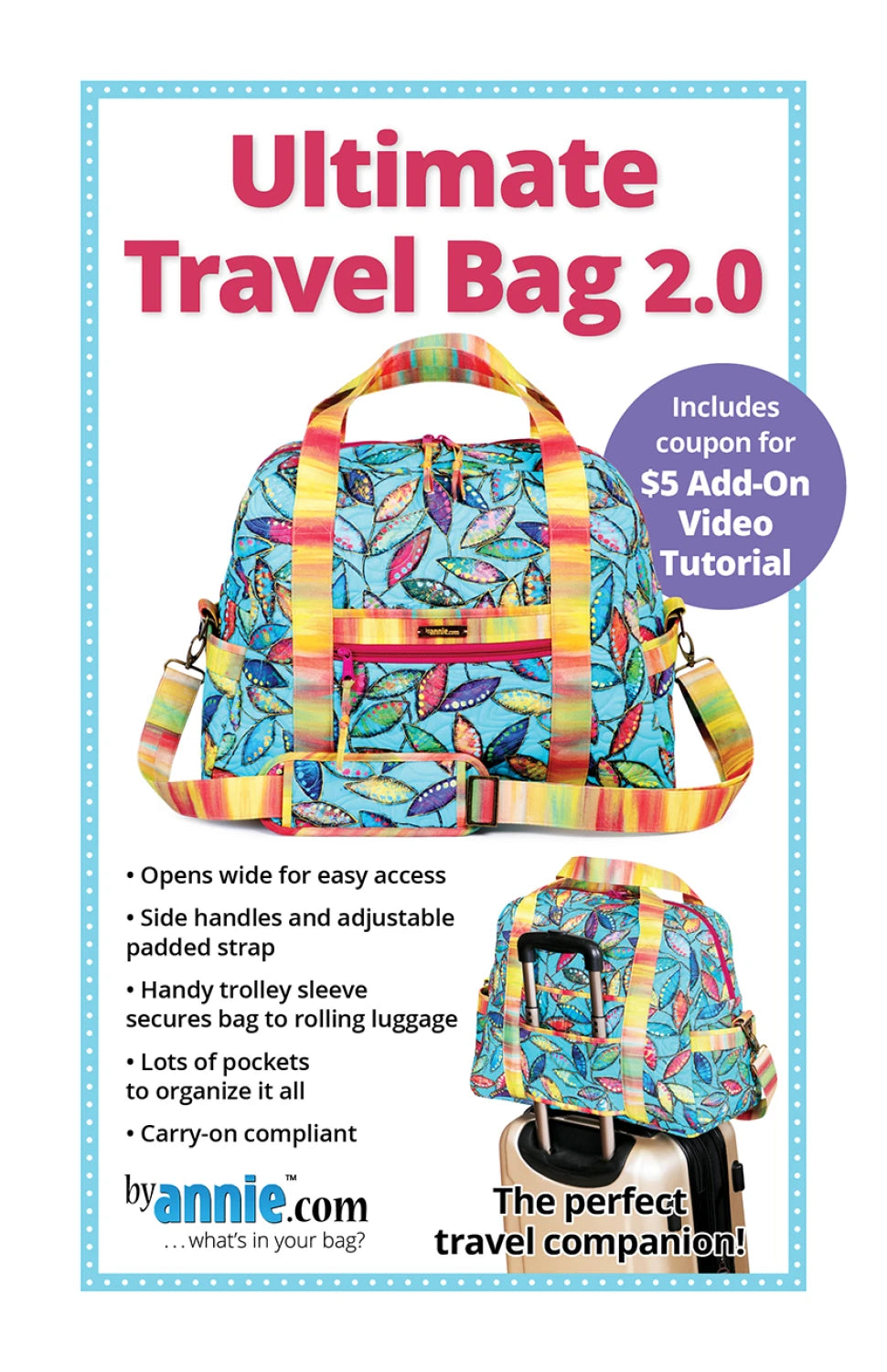 ByAnnie™ Ultimate Travel Bag 2.0 SKU PBA251-2