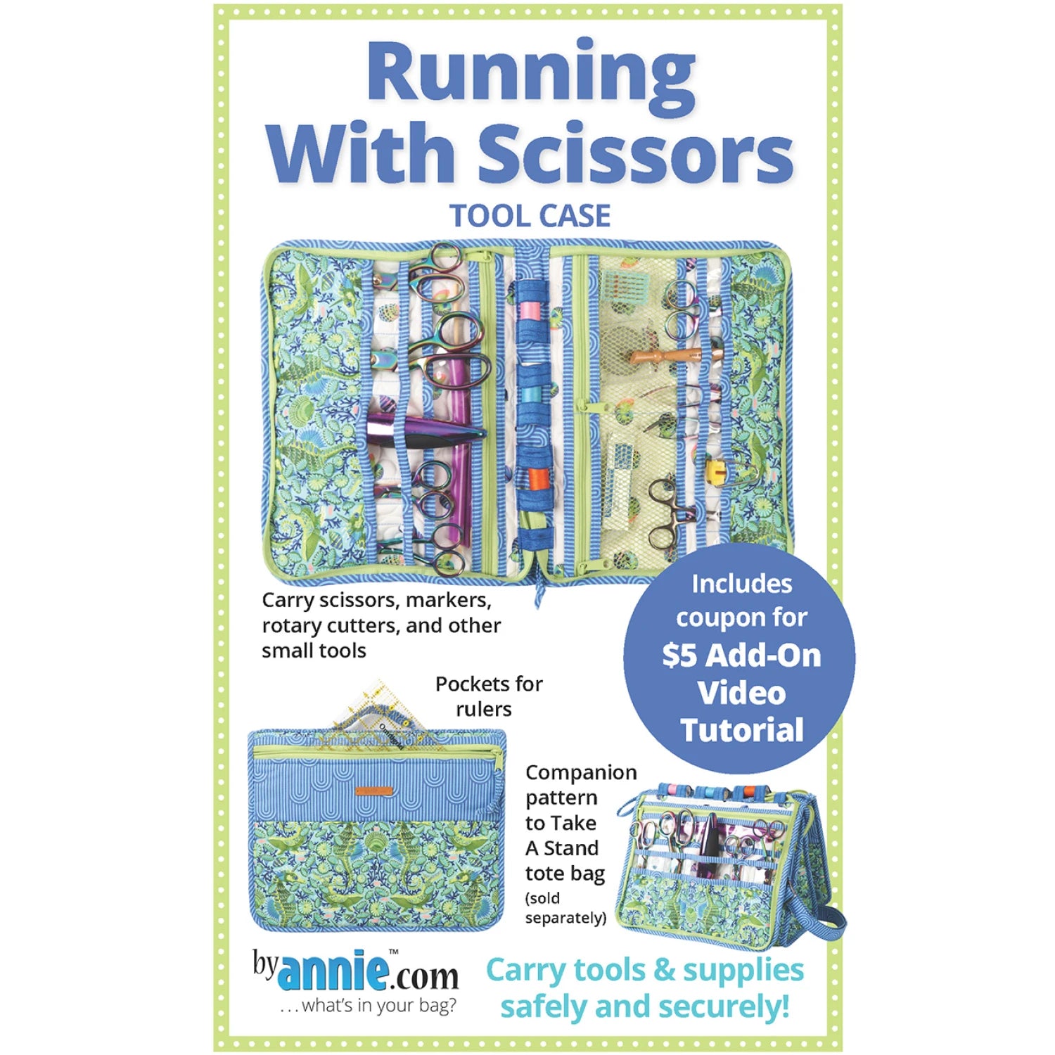 ByAnnie™ Running With Scissors Tool Case Pattern (PBA272)