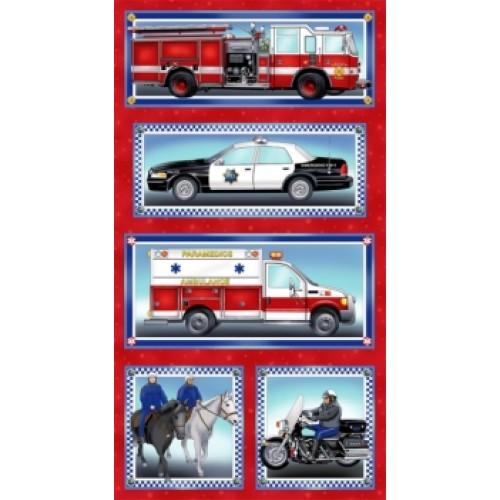 PC Heroes On Parade Panel 9601 - Cotton Fabric