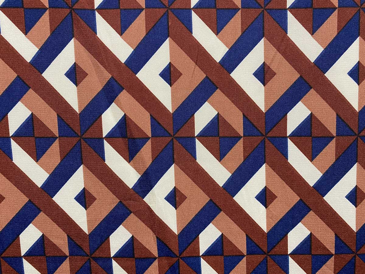 PPC248-08 Quilt Block Print - Geometric Koshibo Fabric