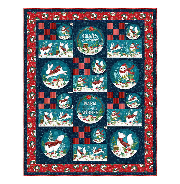 Winter Bits and Bobs Quilt PTN3439 - Quilting Pattern