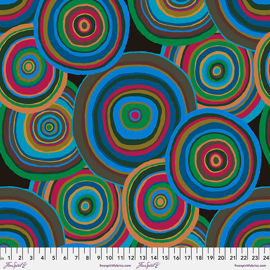 Targets Green Kaffe 85 & FabulousKaffe Fassett Collective Free Spirit FS-PWGP067.GREEN