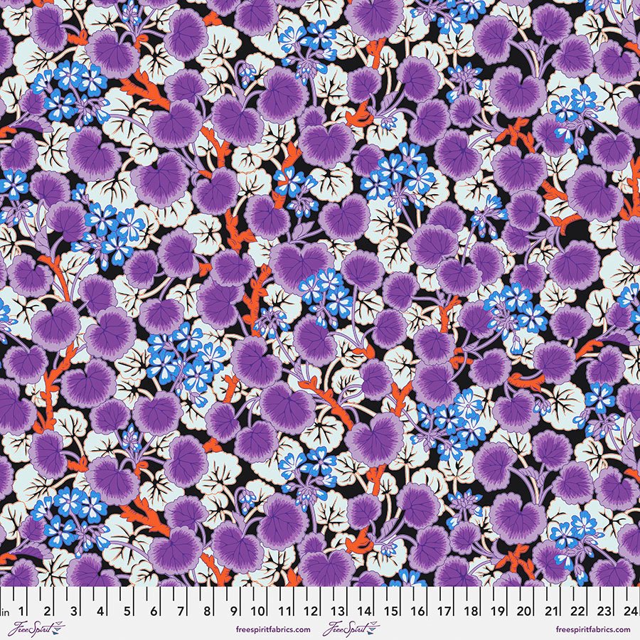 Kaffe Fassett Collective February 2023 | Climbing Geraniums Contrast