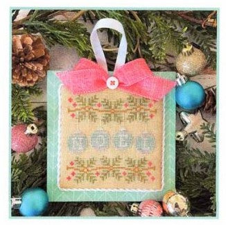 Pastel Ornament Part 12: Noel Ornament Cross Stitch Pattern by Country Cottage Needleworks