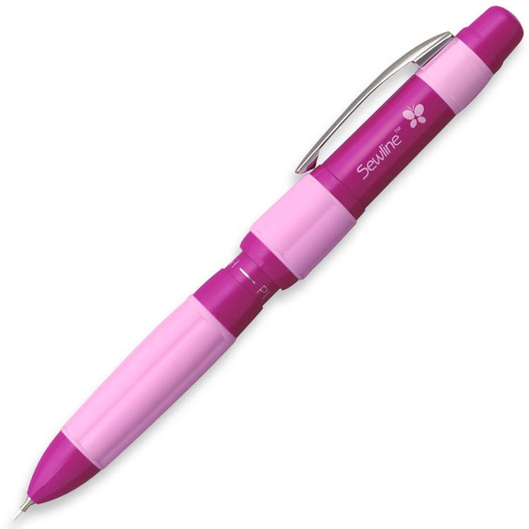 Pencil Trio White Black Pink .9mm lead Sewline SEW-FAB50030