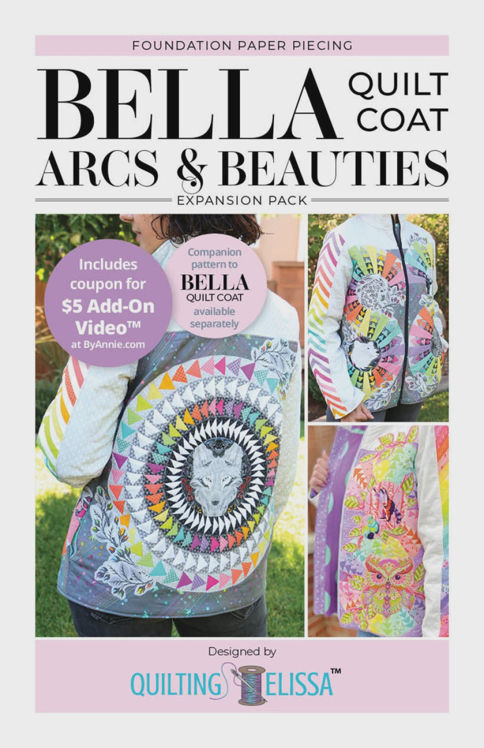 Bella Arcs and Beauties - FPP Expansion Pack (for Bella Quilted Coat) #QE102