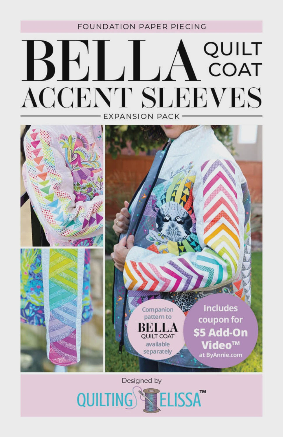 Bella Accent Sleeves - FPP Expansion Pack (for Bella Quilted Coat) #QE103