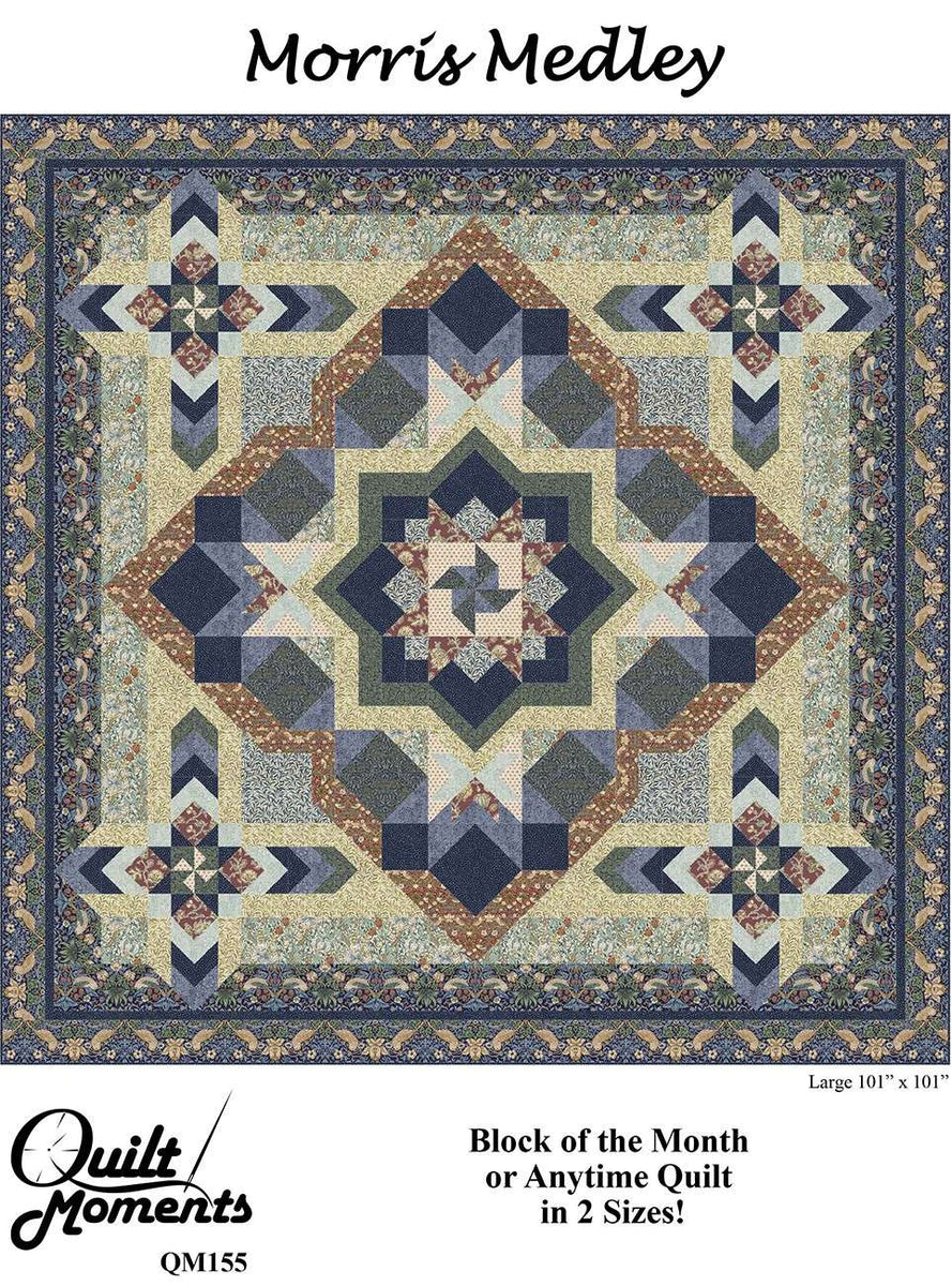Morris Medley Block of the Month Pattern - Pattern Only
