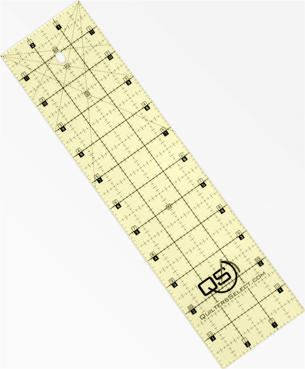 Quilters Select Non-Slip Ruler 3 inch x 12 inch