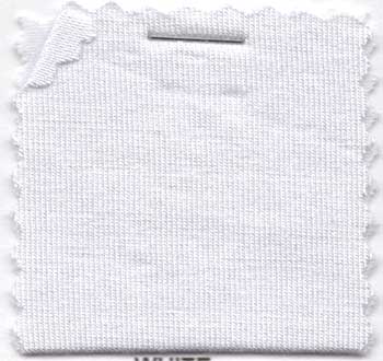 Wholesale Rayon Jersey Knit Solid Fabric - White - 200GSM 25 yards