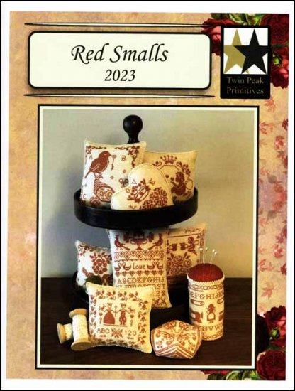 Red Smalls 2023 Counted Cross Stitch Pattern by Twin Peak Primitives