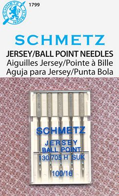 Schmetz Jersey/Ball Point Machine Needles - 5-pk size 12/80